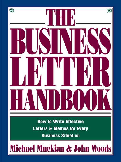 Cover image for Business Letter Handbook